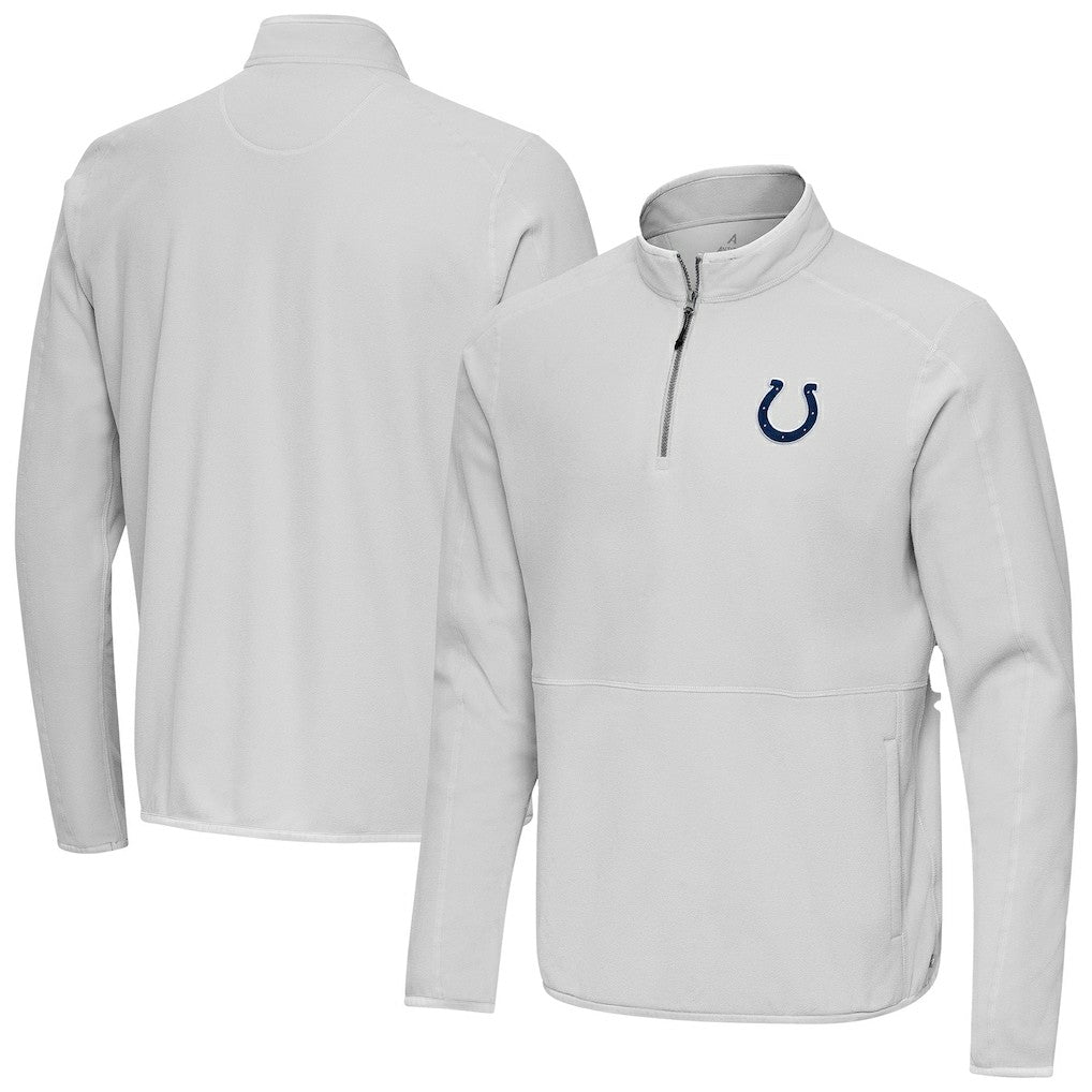 Indianapolis Colts Antigua Step Up Quarter-Zip Pullover - Gray outlet