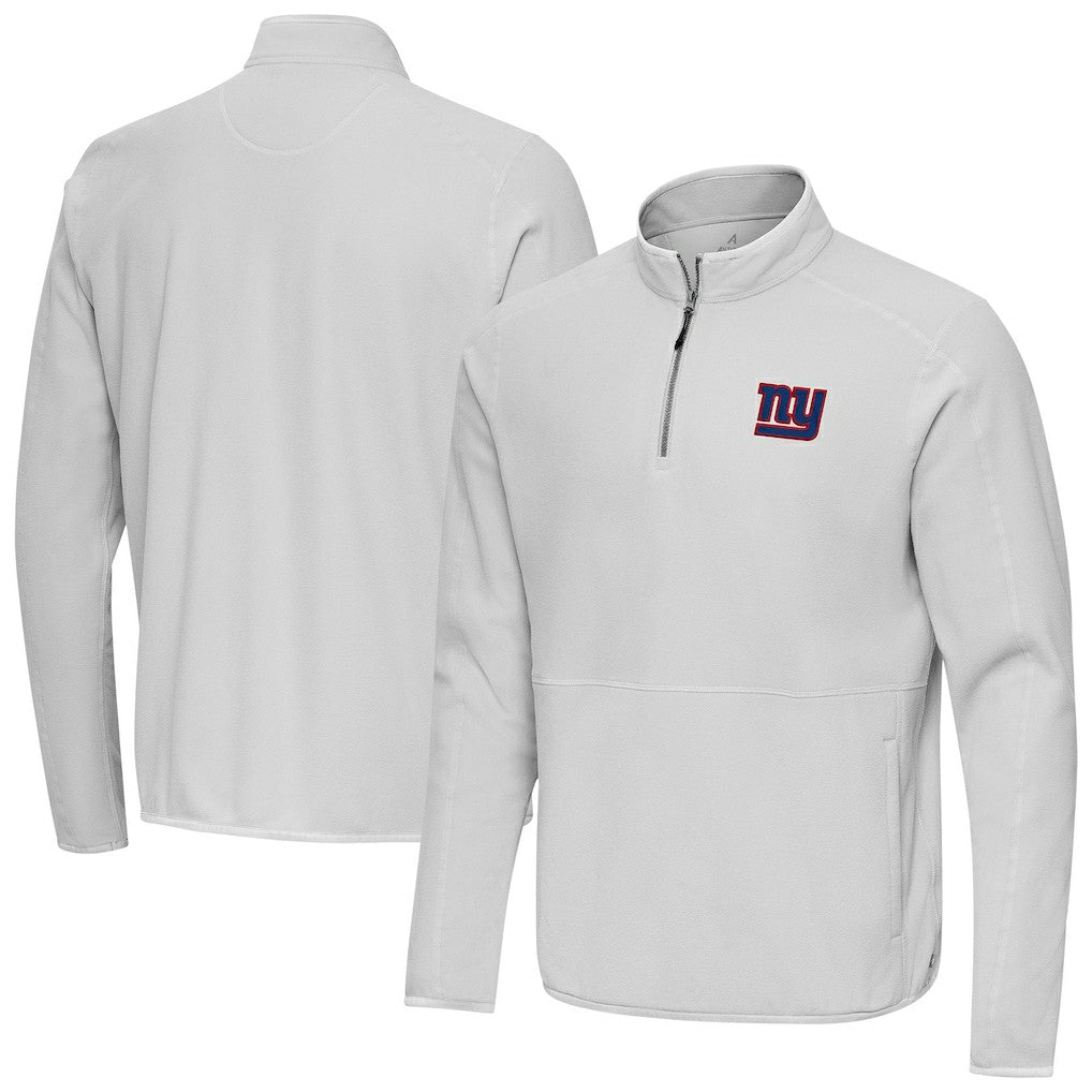 New York Giants Antigua Step Up Quarter-Zip Pullover - Gray online