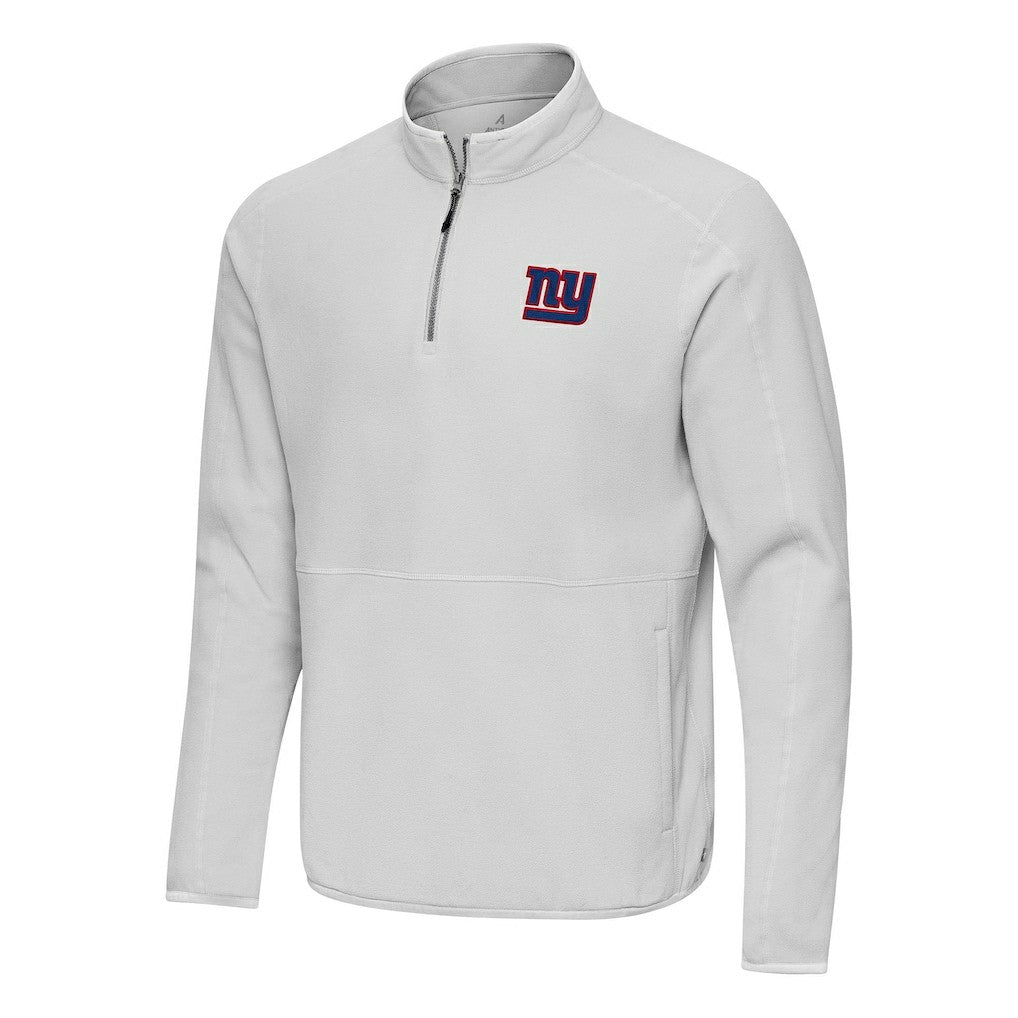 New York Giants Antigua Step Up Quarter-Zip Pullover - Gray online
