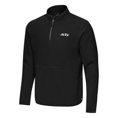 New York Jets Antigua Step Up Quarter-Zip Pullover - Black discount