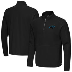 Carolina Panthers Antigua Step Up Quarter-Zip Pullover - Black discount