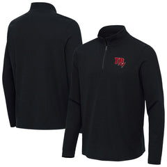 Tampa Bay Buccaneers Antigua Sync Tri-Blend Quarter-Zip Pullover - Heather Black online