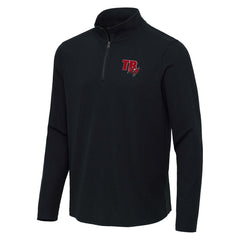 Tampa Bay Buccaneers Antigua Sync Tri-Blend Quarter-Zip Pullover - Heather Black online