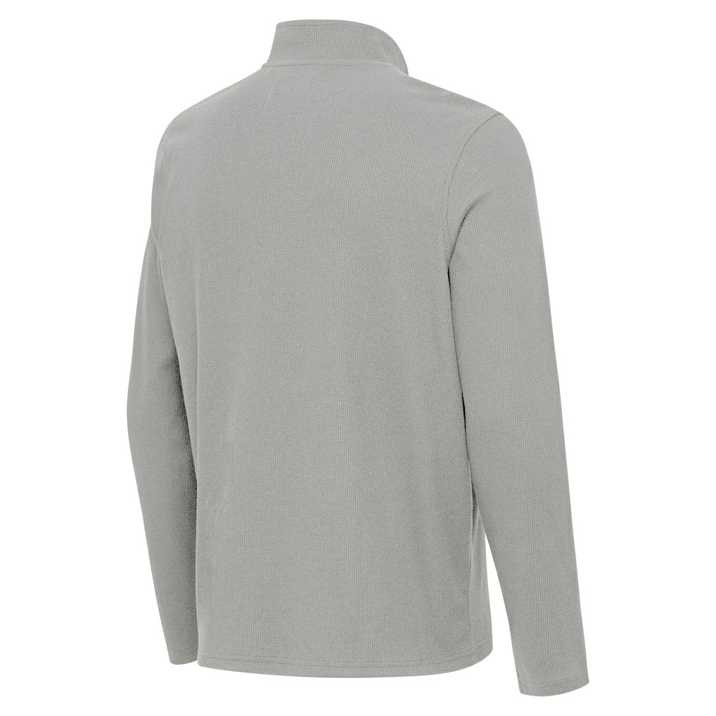 Miami Dolphins Antigua Sync Tri-Blend Quarter-Zip Pullover - Heather Gray for sale