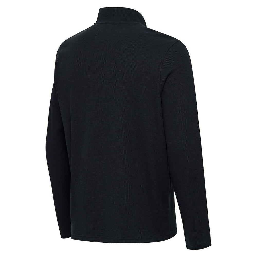 Kansas City Chiefs Antigua Sync Tri-Blend Quarter-Zip Pullover - Heather Black cheap