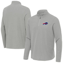 Buffalo Bills Antigua Sync Tri-Blend Quarter-Zip Pullover - Heather Gray cheap