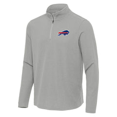 Buffalo Bills Antigua Sync Tri-Blend Quarter-Zip Pullover - Heather Gray cheap