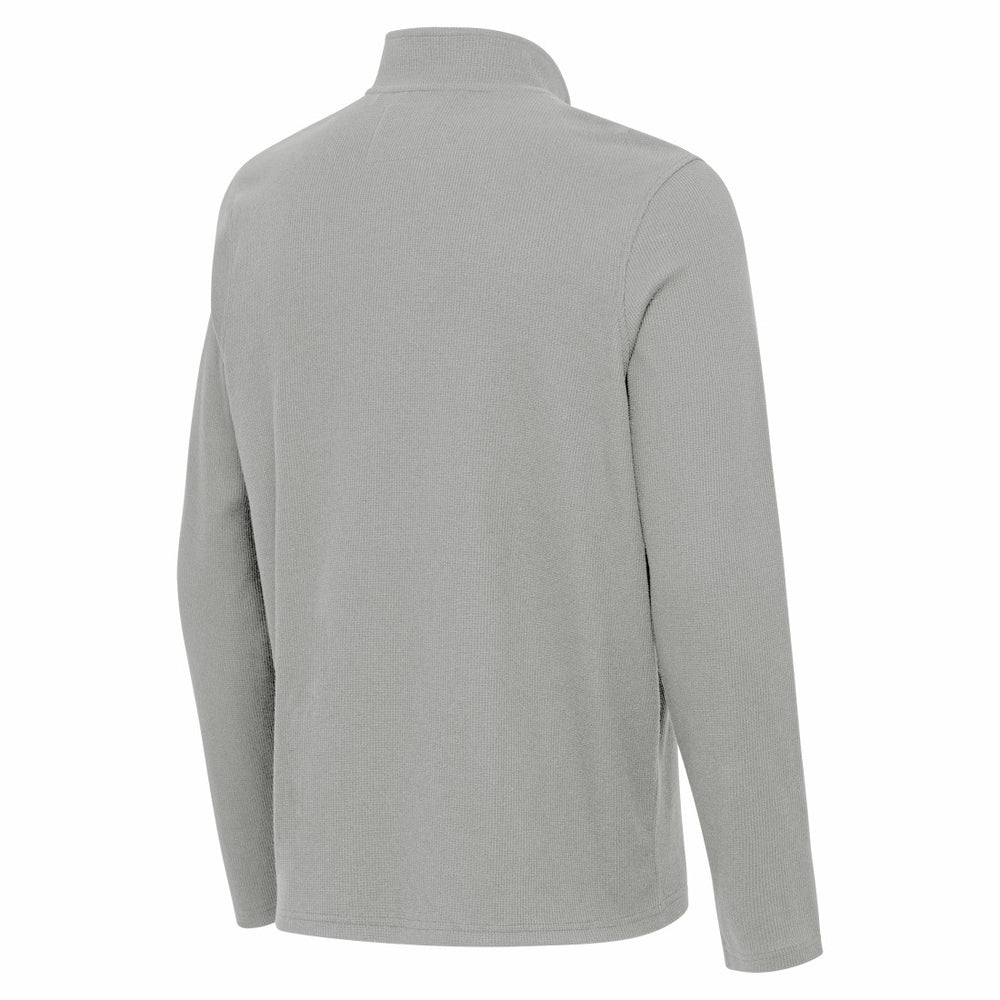 Detroit Lions Antigua Sync Tri-Blend Quarter-Zip Pullover - Heather Gray for sale