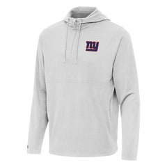 New York Giants Antigua Connected Quarter-Zip Pullover Hoodie - Gray for sale