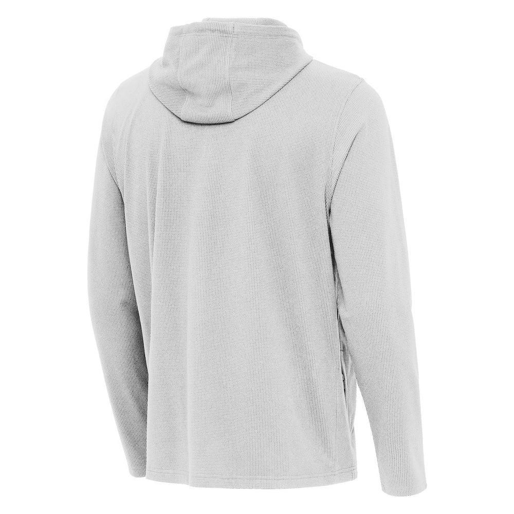 New York Giants Antigua Connected Quarter-Zip Pullover Hoodie - Gray for sale
