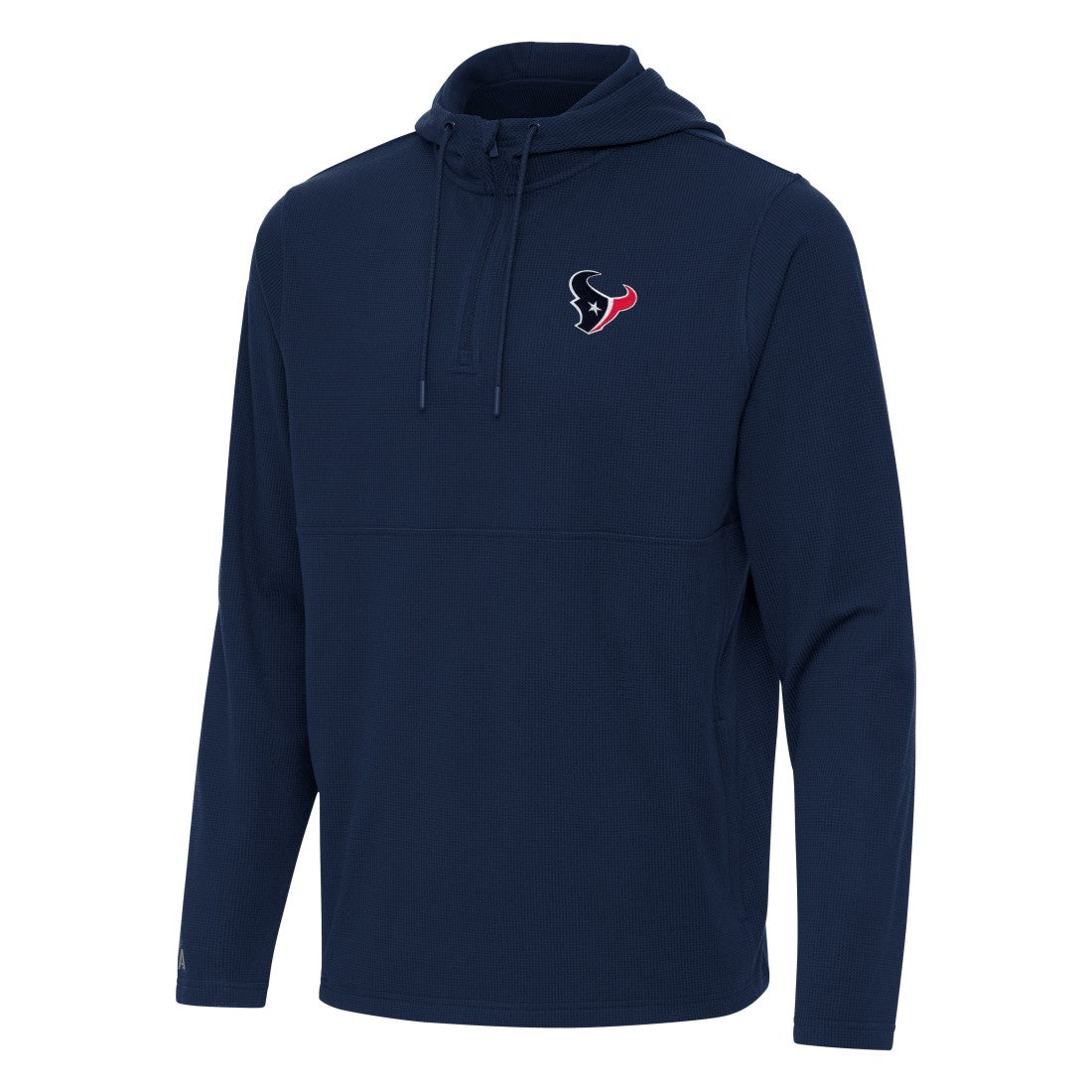 Houston Texans Antigua Connected Quarter-Zip Pullover Hoodie - Navy online