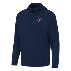 Houston Texans Antigua Connected Quarter-Zip Pullover Hoodie - Navy online
