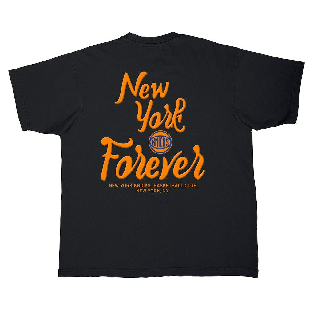 New York Knicks Stadium Essentials Unisex Oversized Forever NYC T-Shirt - Black outlet
