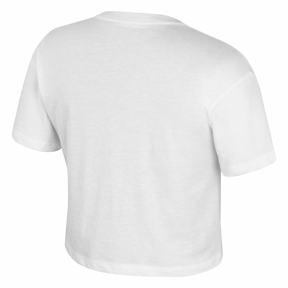 New York Knicks Stadium Essentials Cropped Third Quarter T-Shirt - White sale