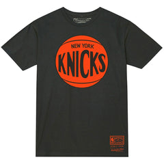New York Knicks Unisex Hardwood Classics MVP Logo T-Shirt - Heather Charcoal on sale