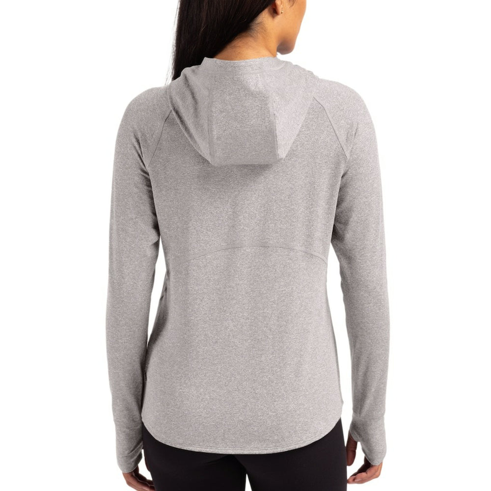 Arizona Cardinals Cutter & Buck Women's Primary Logo Adapt Knit Recycled Raglan Pullover Hoodie - Heather Gray outlet