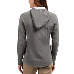 Minnesota Vikings Cutter & Buck Women's Adapt Eco Knit Hybrid Recycled Raglan Full-Zip Hoodie Jacket - Gray outlet