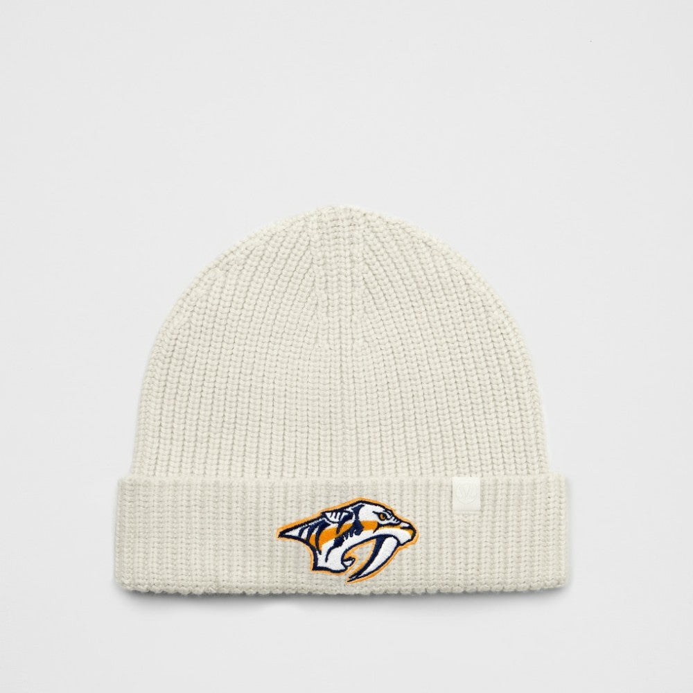 Nashville Predators lululemon Unisex Close-Fit Wool-Blend Ribbed Beanie - Heathered Bone