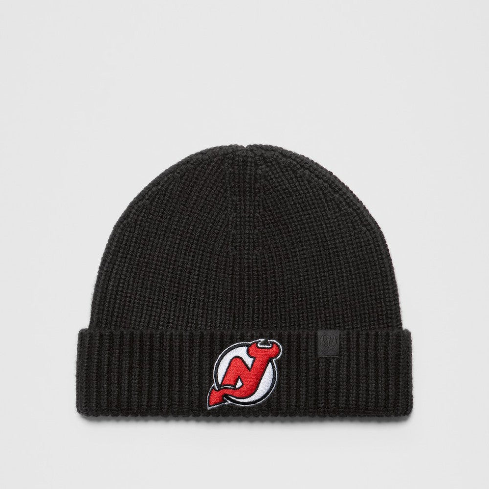 New Jersey Devils lululemon Unisex Close-Fit Wool-Blend Ribbed Beanie - Black Jerseys