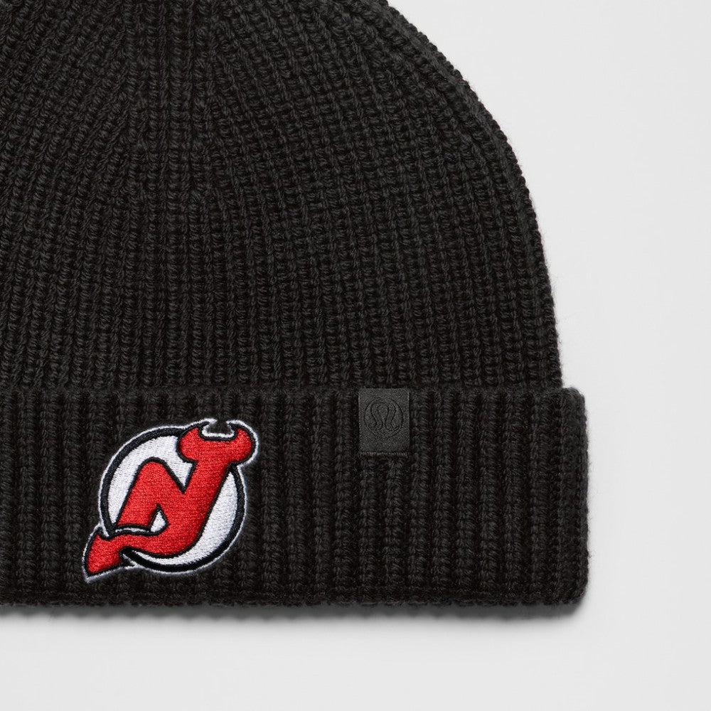 New Jersey Devils lululemon Unisex Close-Fit Wool-Blend Ribbed Beanie - Black Jerseys