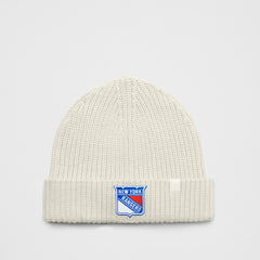 New York Rangers lululemon Unisex Close-Fit Wool-Blend Ribbed Beanie - Heathered Bone