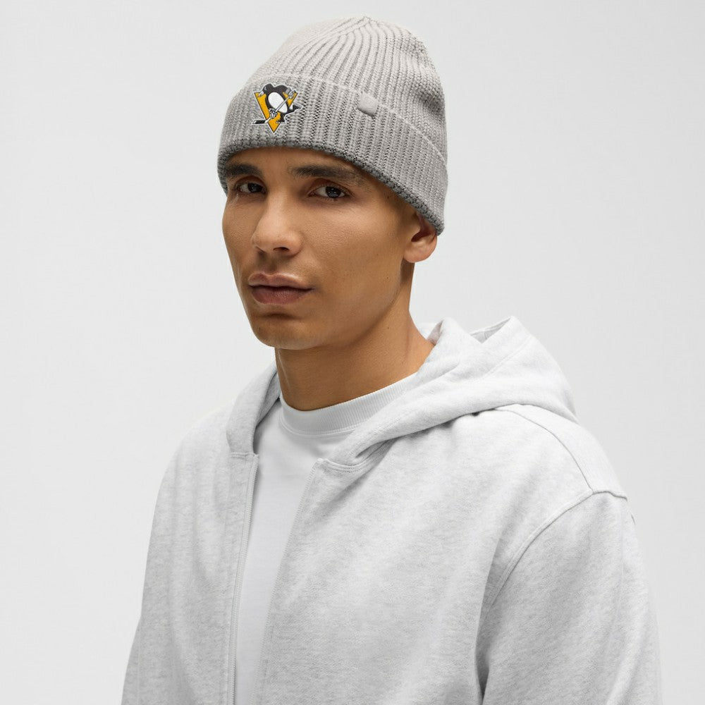 Pittsburgh Penguins lululemon Unisex Close-Fit Wool-Blend Ribbed Beanie - Heathered Gull Grey
