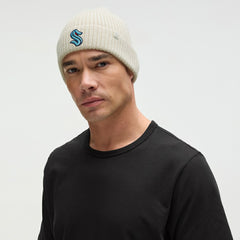Seattle Kraken lululemon Unisex Close-Fit Wool-Blend Ribbed Beanie - Heathered Bone