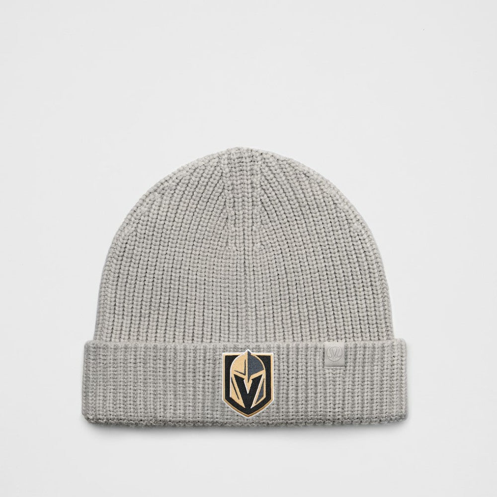 Vegas Golden Knights lululemon Unisex Close-Fit Wool-Blend Ribbed Beanie - Heathered Gull Grey