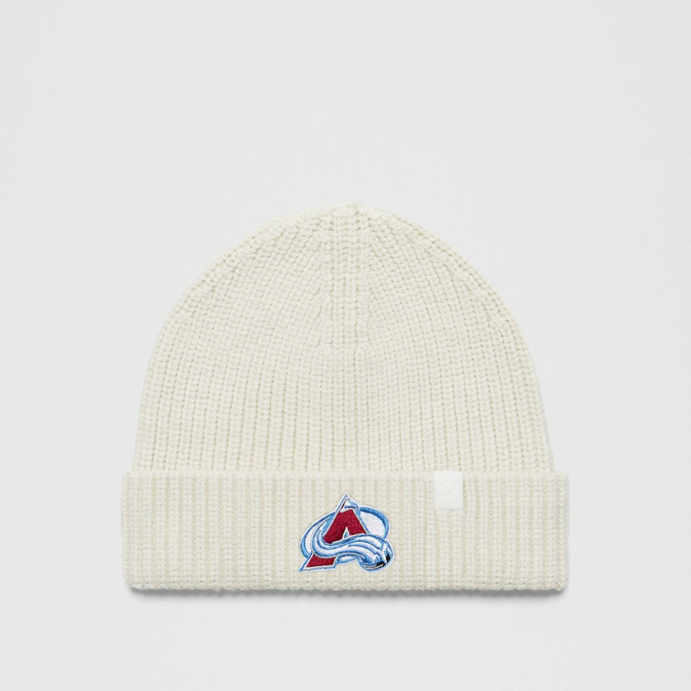 Colorado Avalanche lululemon Unisex Close-Fit Wool-Blend Ribbed Beanie - Heathered Bone