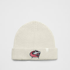 Columbus Blue Jackets lululemon Unisex Close-Fit Wool-Blend Ribbed Beanie - Heathered Bone Jackets