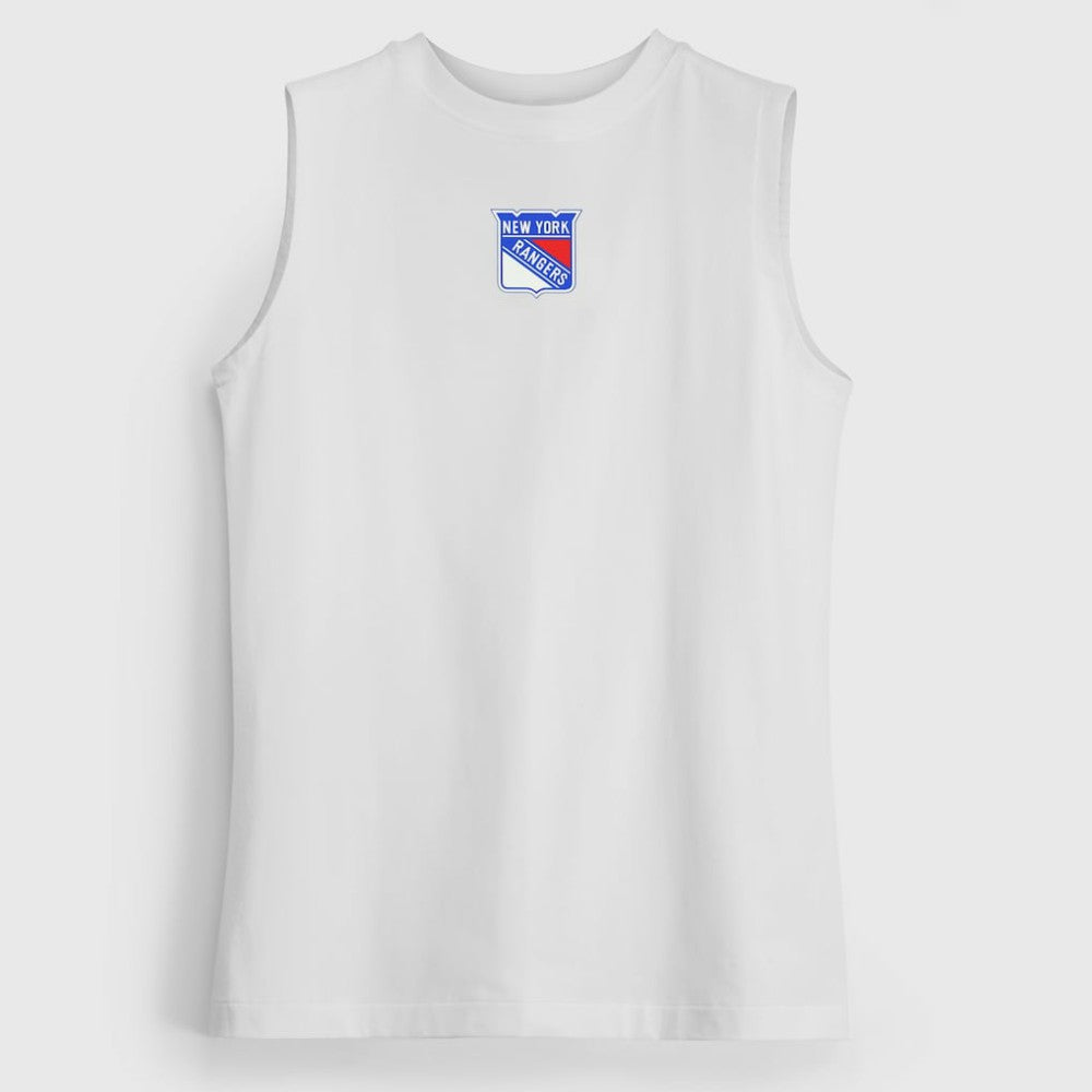 New York Rangers lululemon Women's All Yours Organic Cotton Tank Top - White Tank Top