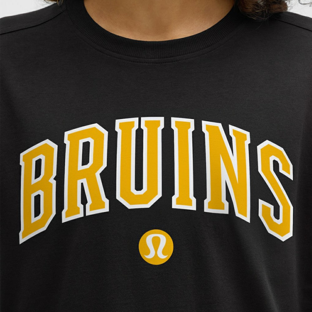 Boston Bruins lululemon Women's All Yours Organic Cotton T-Shirt - Black T-shirts