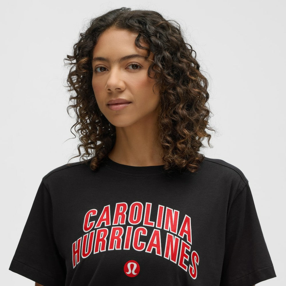 Carolina Hurricanes lululemon Women's All Yours Organic Cotton T-Shirt - Black T-shirts