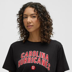 Carolina Hurricanes lululemon Women's All Yours Organic Cotton T-Shirt - Black T-shirts