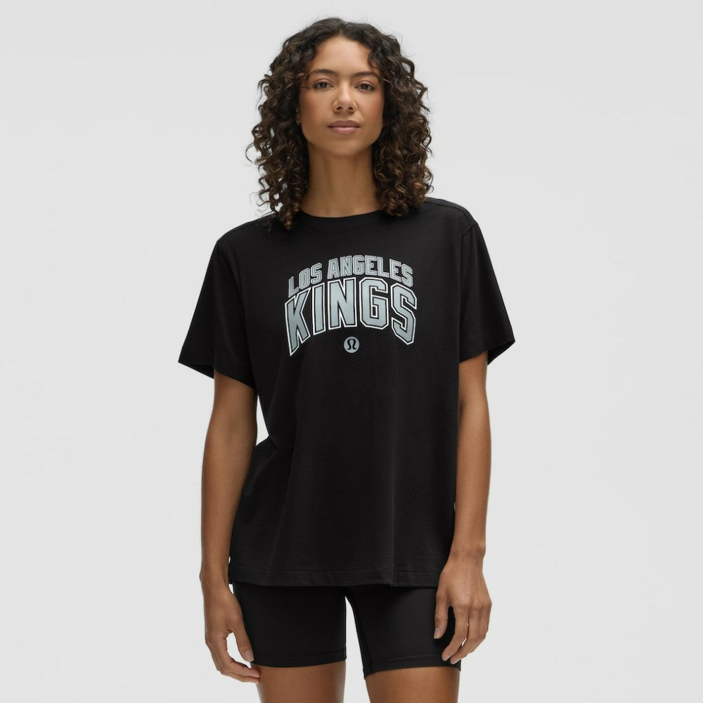 Los Angeles Kings lululemon Women's All Yours Organic Cotton T-Shirt - Black T-shirts