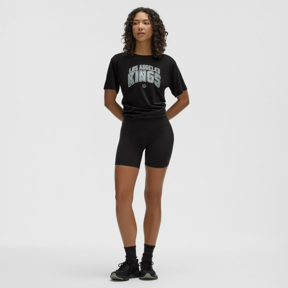 Los Angeles Kings lululemon Women's All Yours Organic Cotton T-Shirt - Black T-shirts