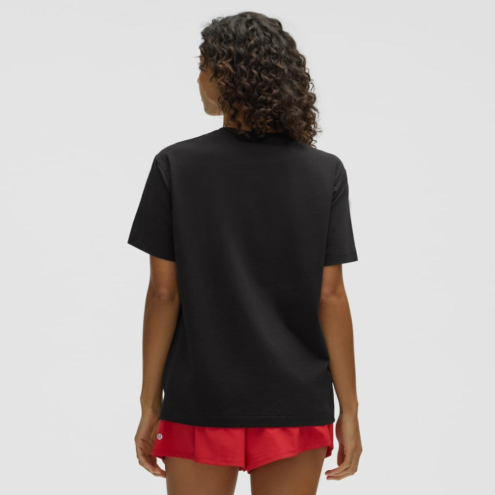 New Jersey Devils lululemon Women's All Yours Organic Cotton T-Shirt - Black T-shirts