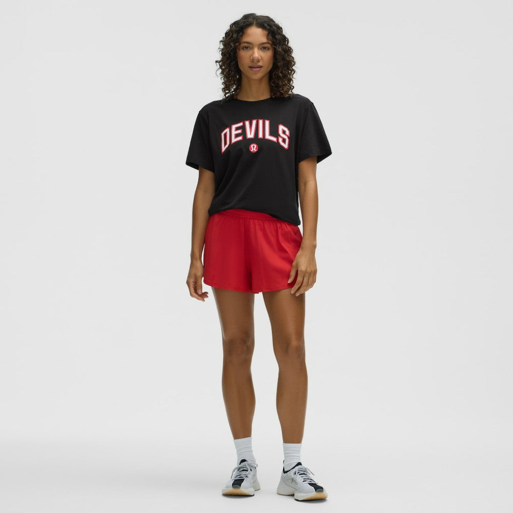 New Jersey Devils lululemon Women's All Yours Organic Cotton T-Shirt - Black T-shirts