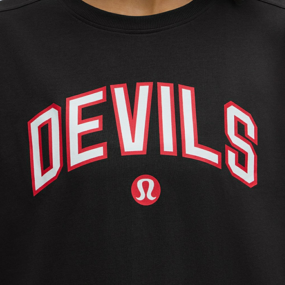 New Jersey Devils lululemon Women's All Yours Organic Cotton T-Shirt - Black T-shirts