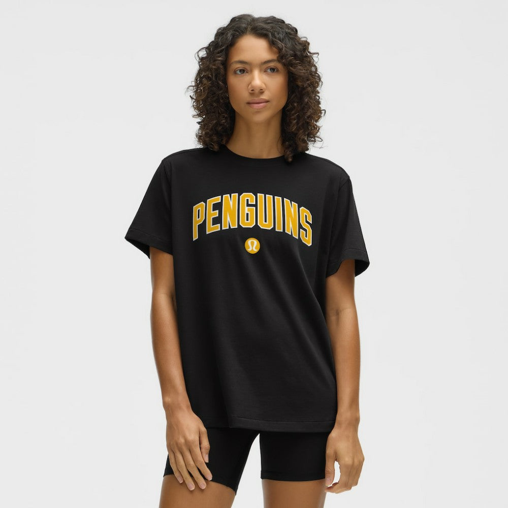 Pittsburgh Penguins lululemon Women's All Yours Organic Cotton T-Shirt - Black T-shirts
