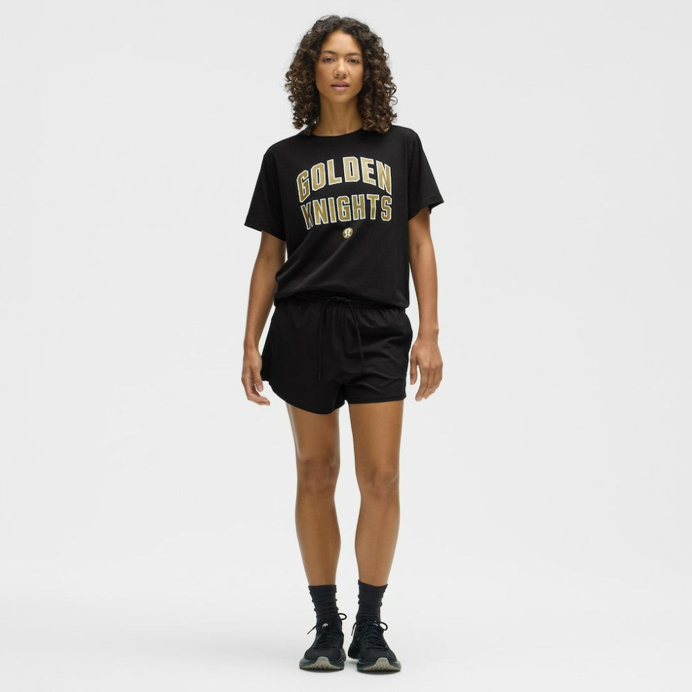 Vegas Golden Knights lululemon Women's All Yours Organic Cotton T-Shirt - Black T-shirts