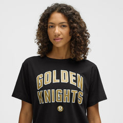 Vegas Golden Knights lululemon Women's All Yours Organic Cotton T-Shirt - Black T-shirts