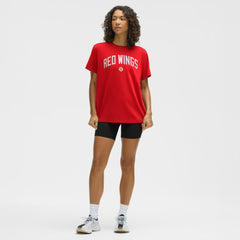 Detroit Red Wings lululemon Women's All Yours Organic Cotton T-Shirt - True Red T-shirts