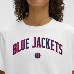 Columbus Blue Jackets lululemon Women's All Yours Organic Cotton T-Shirt - White T-shirts
