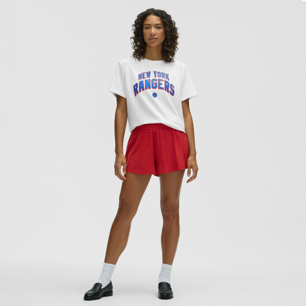 New York Rangers lululemon Women's All Yours Organic Cotton T-Shirt - White T-shirts