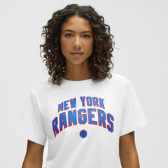 New York Rangers lululemon Women's All Yours Organic Cotton T-Shirt - White T-shirts
