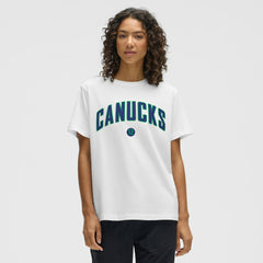 Vancouver Canucks lululemon Women's All Yours Organic Cotton T-Shirt - White T-shirts