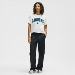 Vancouver Canucks lululemon Women's All Yours Organic Cotton T-Shirt - White T-shirts