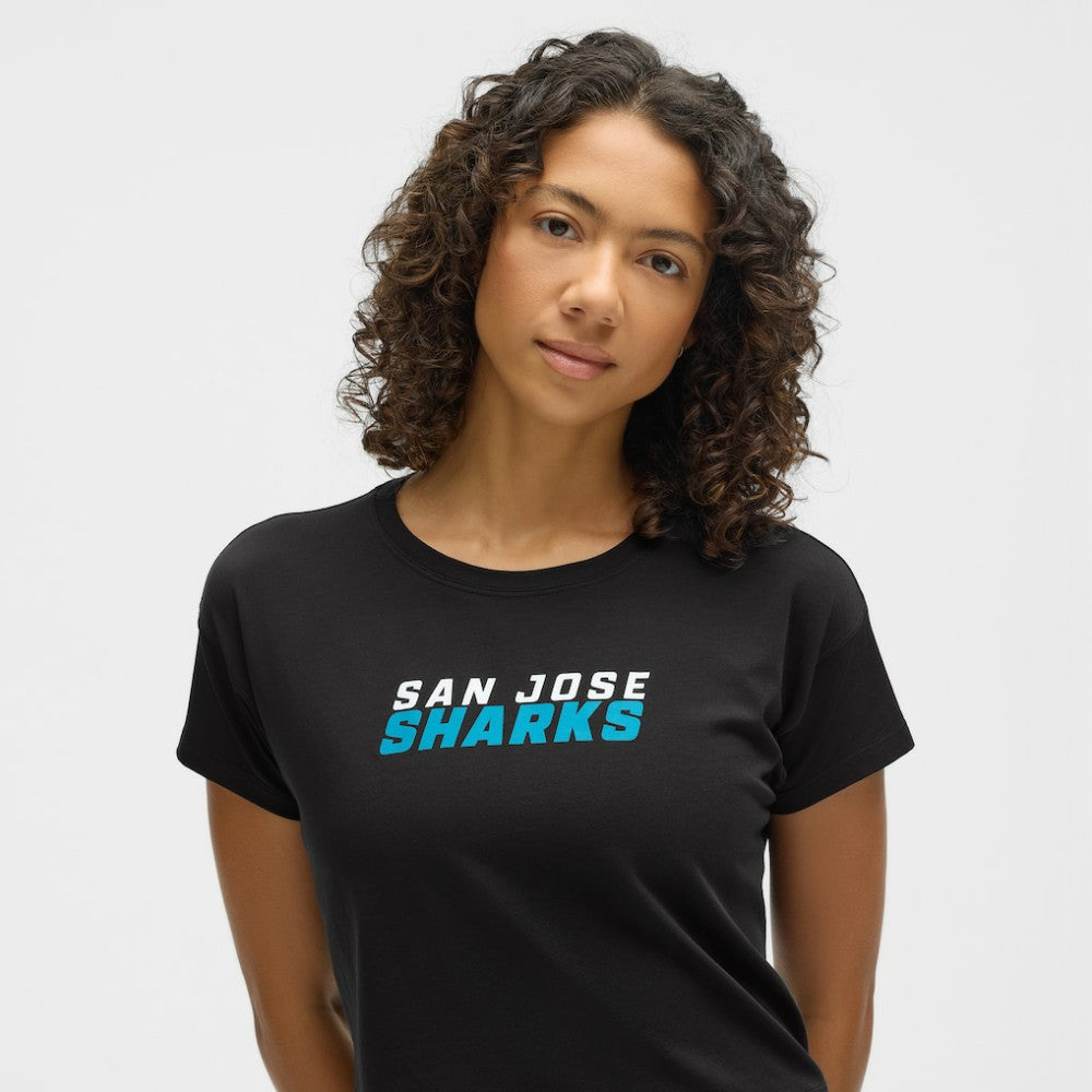 San Jose Sharks lululemon Women's Cates T-Shirt - Black T-shirts