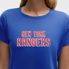 New York Rangers lululemon Women's Cates T-Shirt - Blue T-shirts